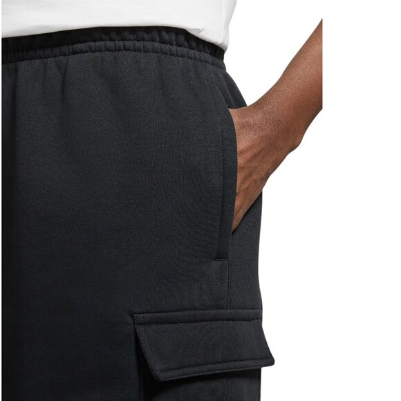 Nike Sportswear Club Men's Fleece Cargo Shorts Black Sizes M NWT - Picture 4 of 9